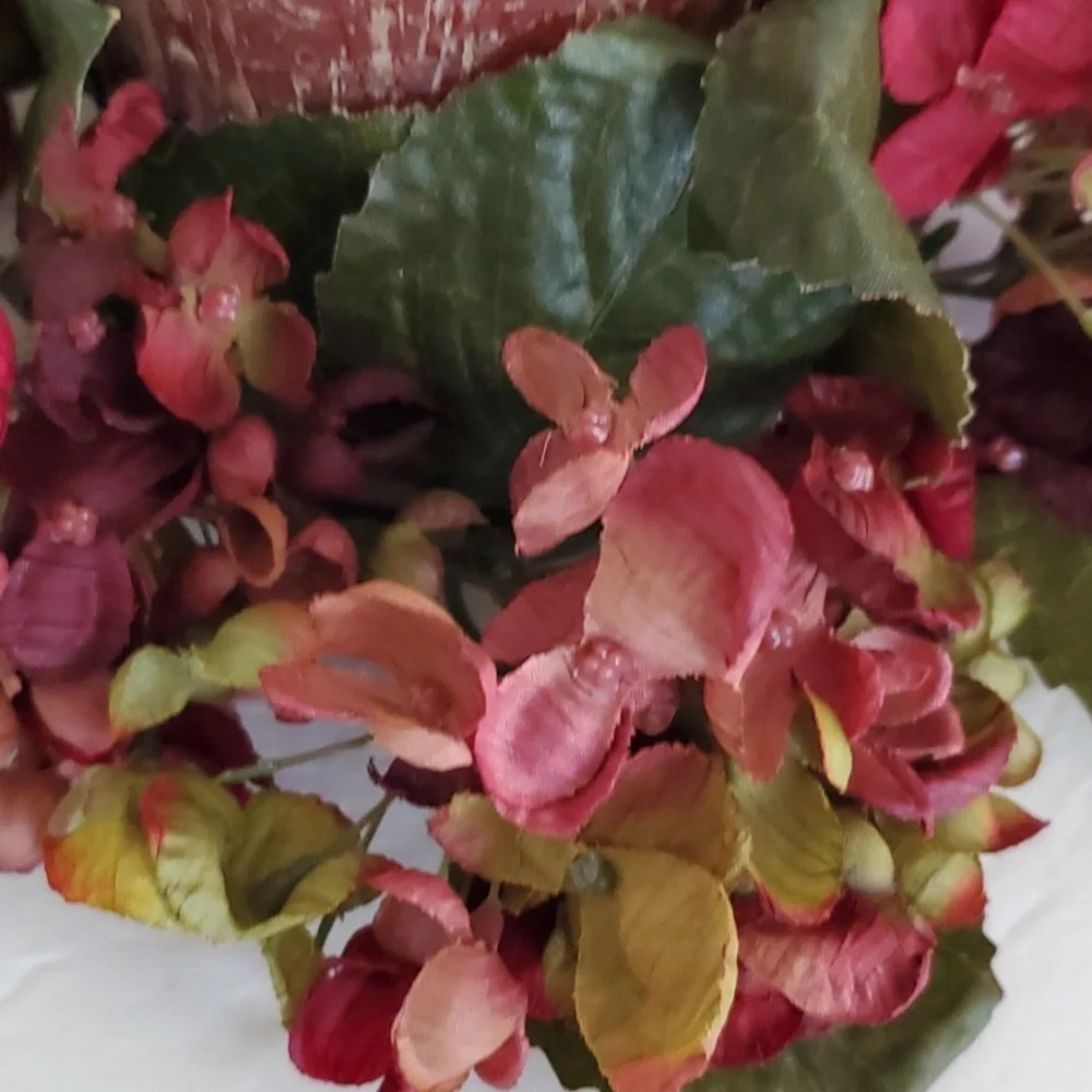 Five Fall Hydrangea Floral Rings